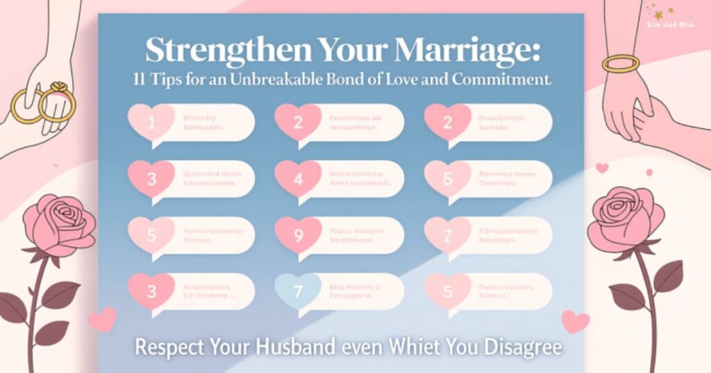 Respect Your Husband even When You Disagree.